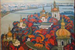 Без назви (Краєвид на Києво-Печерську Лавру). Кін.1990-х.