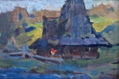 Валентина Виродова-Готьє "Етюд в селі Либохора", 1956 р.